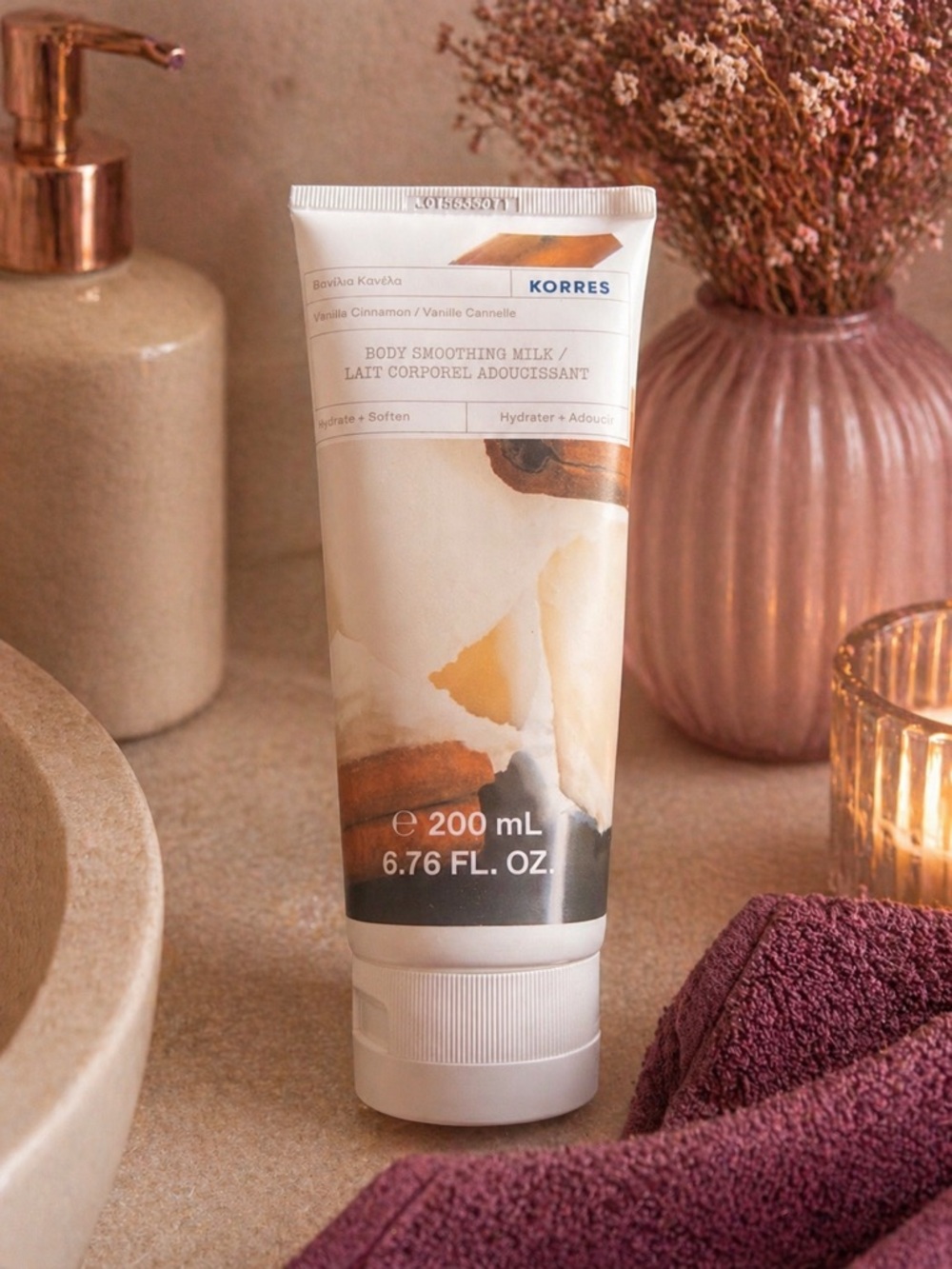✨ KORRES Body Smoothing Milk – Vanilla Cinnamon